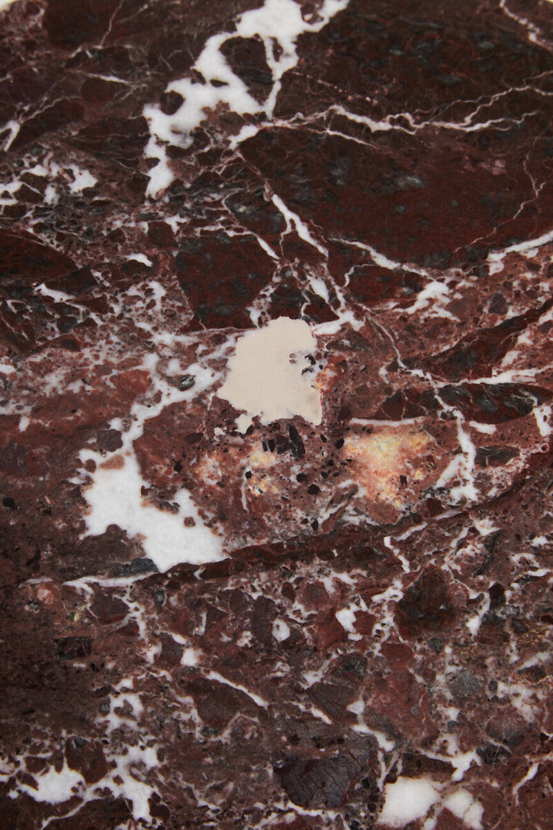 Eclipse Red Marble Round Chopping and Serving Board