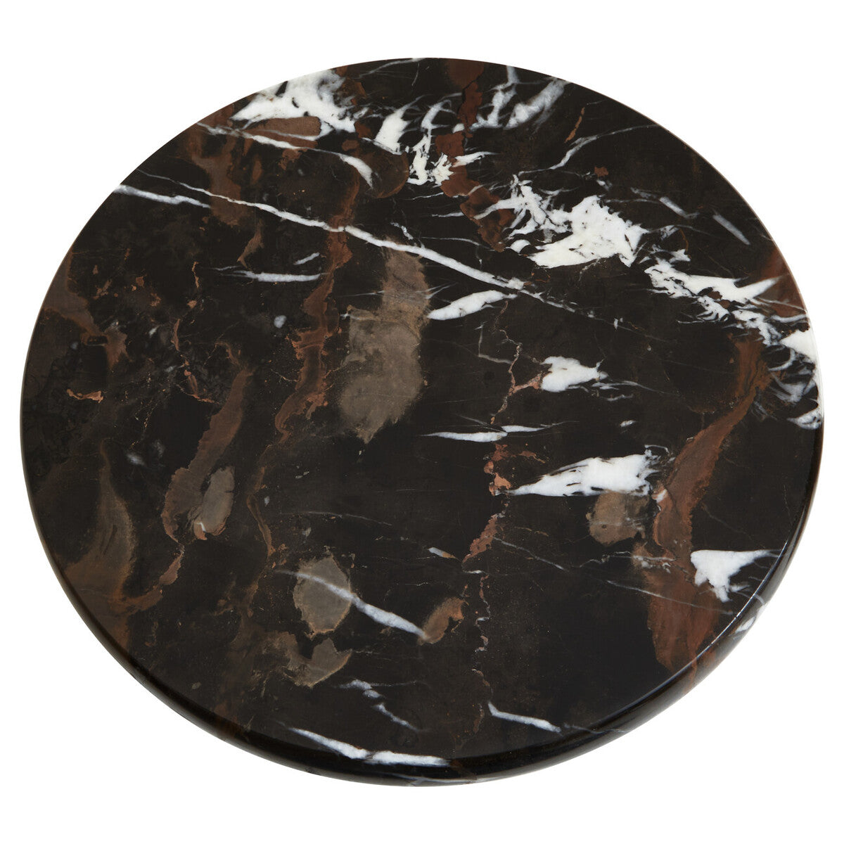 The Jet Noir and D'or Marble Cake Stand