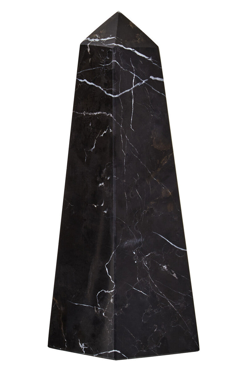 Eclipse Small Black  Marble Obelisk