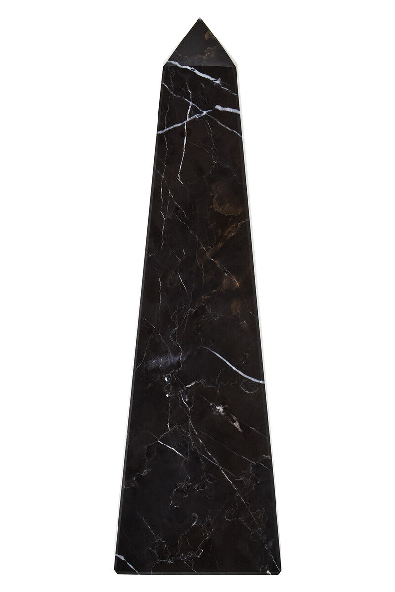Eclipse Small Black  Marble Obelisk