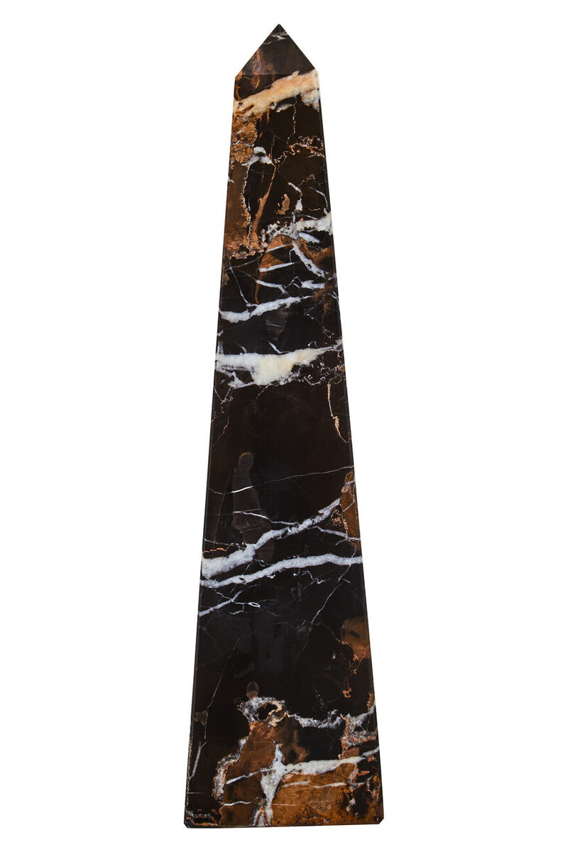 Eclipse Large Black Marble Obelisk