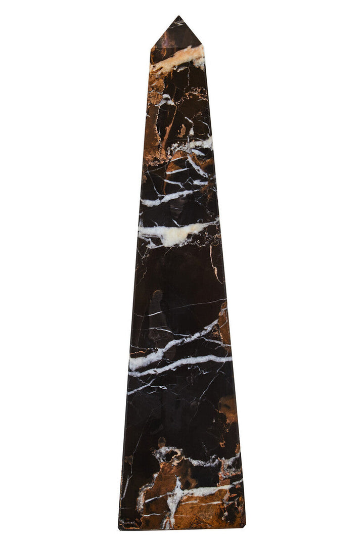 Eclipse Large Black Marble Obelisk
