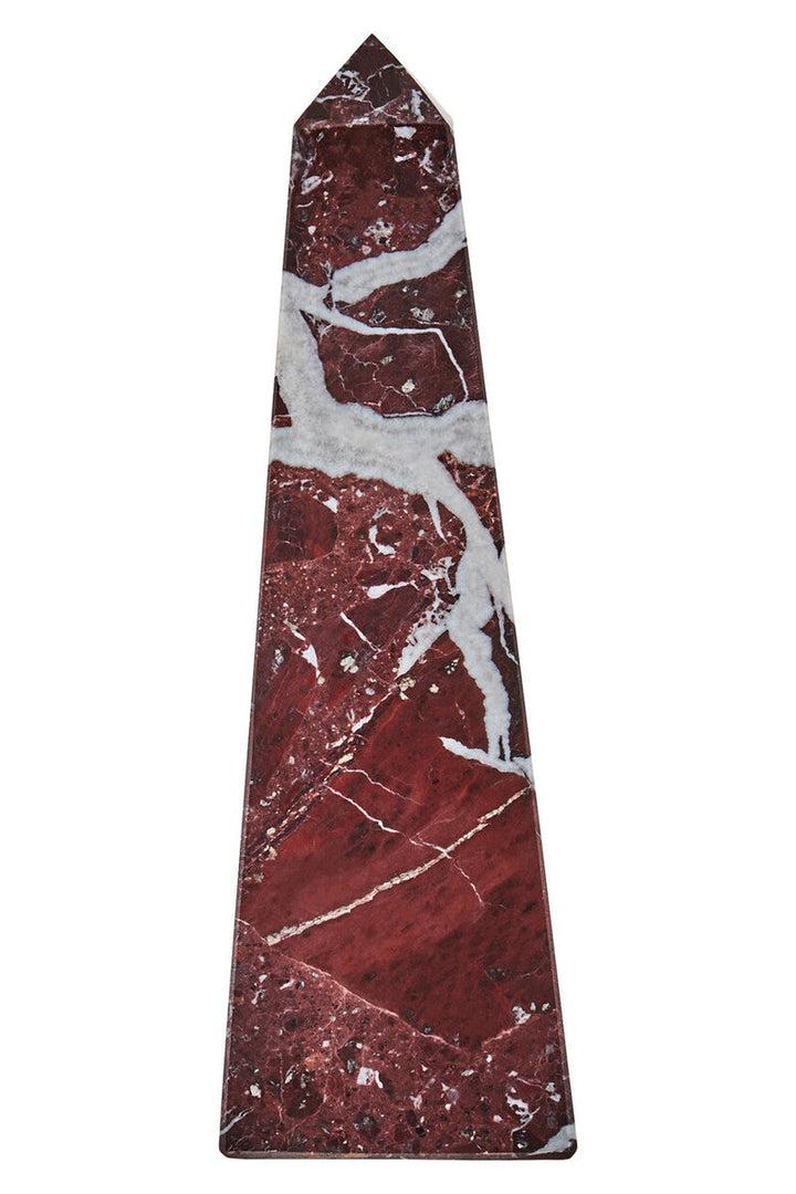 Eclipse Small Red Marble Obelisk