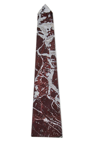 Eclipse Large  Red Marble Obelisk