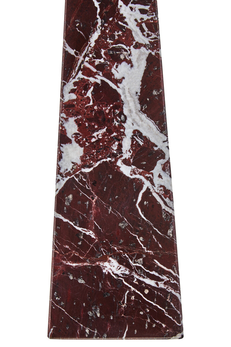Eclipse Large  Red Marble Obelisk