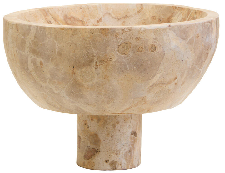 Obra Chocolate Marble Pedestal Bowl